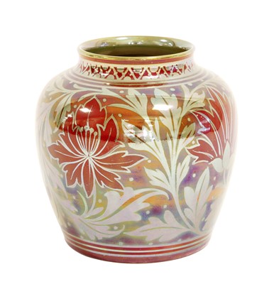 Lot 519 - A Pilkington's Royal Lancastrian Vase,...