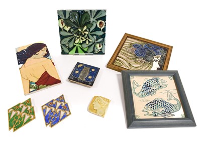 Lot 507 - A Pilkington 6" Double Tile Panel, dust...