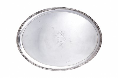 Lot 2020 - A George III Silver Tray