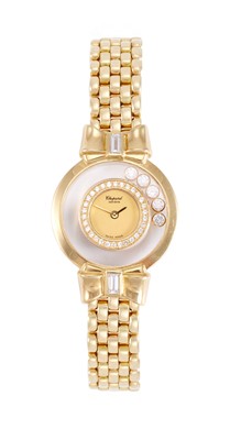 Lot 2199 - Chopard: A Lady's 18 Carat Gold Diamond Set...