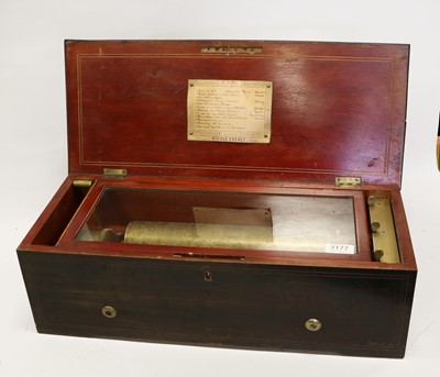 Lot 3177 - A Very Good Two-Per-Turn Full Oratorio Musical Box, By Nicole Frères