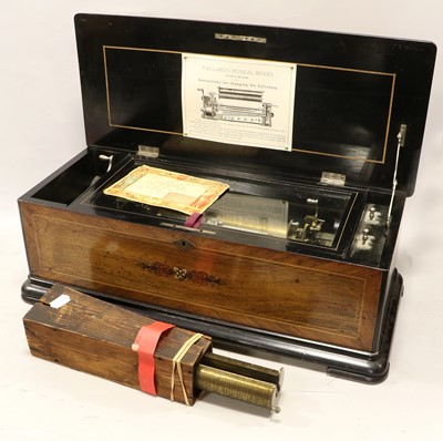 Lot 3148 - A Good Paillard Style No. 602 Interchangeable Musical Box