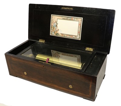 Lot 3146 - A Good Forte-Piano Two-Per-Turn Musical Box, Playing Twelve Airs