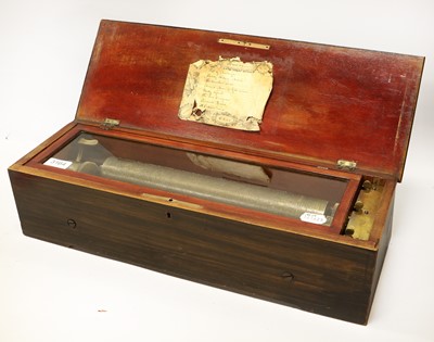 Lot 3164 - A Lever-Wind Musical Box, By L. Frères(B.B.&C.)