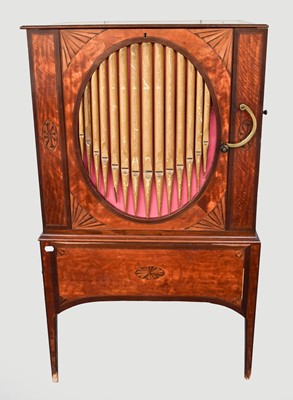 Lot 3200 - A Large And Fine Early 19th Century Chamber Barrel Organ-On-Stand, Probably By Flight & Robson