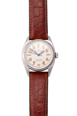 Lot 2179 - Rolex: An Unusual Stainless Steel Centre...