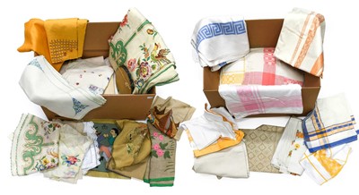 Lot 2003 - A Large Quantity of Assorted Embroidered and...