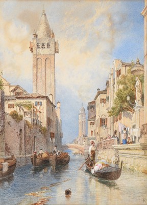 Lot 1010 - Myles Birket Foster RWS (1825-1899) "Church of...