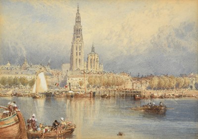 Lot 1003 - Myles Birket Foster RWS (1825-1899) "Rouen"...