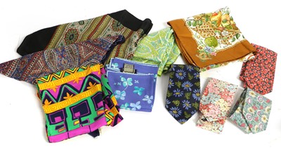 Lot 2017 - Assorted Modern Silk and Other Scarves and...