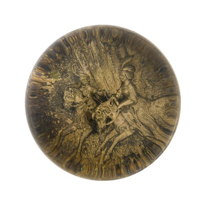 Lot 31 - A Pinchbeck Paperweight, 19th century, the...