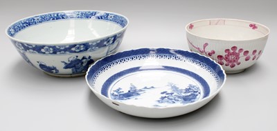 Lot 38 - A Chinese Bowl, Kangxi mark but 19th century,...