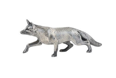 Lot 2132 - An Elizabeth II Silver Model of a Fox