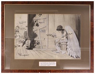 Lot 57 - Bruce Bairnsfather (1888-1959) Peace Waiting...