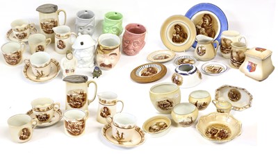Lot 66 - A Collection of Bruce Bairnsfather Pottery by...