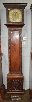 Lot 1386 - An Oak Eight Day Longcase Clock, 18th century...