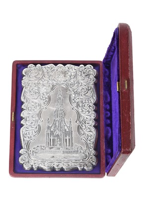 Lot 2107 - A Victorian Silver Card-Case