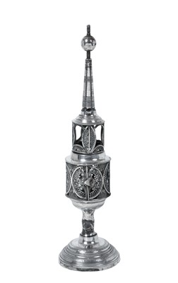 Lot 2056 - A Continental Silver Spice-Tower