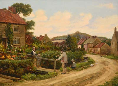 Lot 1090 - Ernest Higgins Rigg (1868-1947) Figures in...