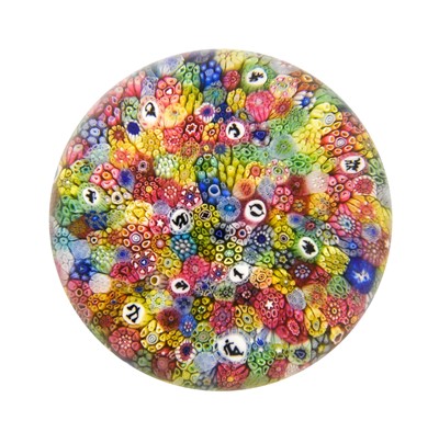 Lot 33 - A Baccarat Zodiac Millefiori Paperweight,...