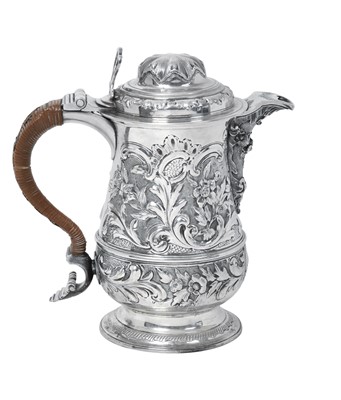 Lot 2012 - A George III Silver Tankard With Later Spout