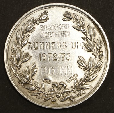 Lot 4021 - Rugby League Challenge Cup Medal 1972-73