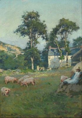 Lot 1095 - Samuel John Lamorna Birch (1869-1955) Farm...