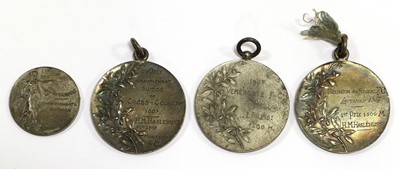 Lot 4004 - Four Swiss Silver Running Medals 1907