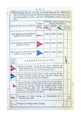 Lot 44 - Royal Navy Signal-Book for the Ship of War....