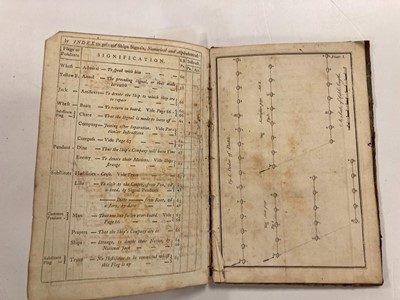 Lot 44 - Royal Navy Signal-Book for the Ship of War....