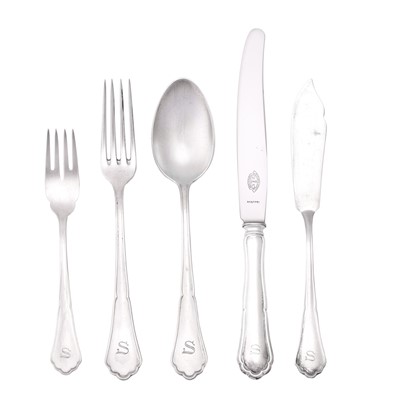 Lot 2065 - A Swedish Silver Table-Service