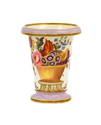 Lot 72 - A Swansea-Style Porcelain Spill Vase, circa...