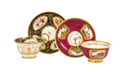 Lot 70 - A Nantgarw Porcelain Teacup and Saucer, circa...