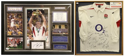 Lot 4017 - England Rugby Union Autographed Shirt