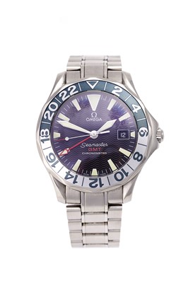 Lot 2148 - Omega: A 50 Years Anniversary Dual Time Zone...