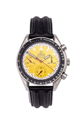 Lot 2160 - Omega: A Stainless Steel Michael Schumacher...