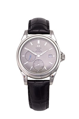 Lot 2159 - Omega: A Stainless Steel Automatic Calendar...