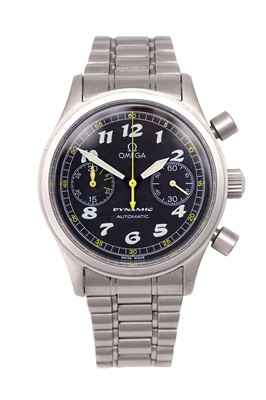 Lot 2157 - Omega: A Stainless Steel Automatic Chronograph...
