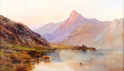 Lot 1085 - Alfred de Breanski Snr. (1852-1928) "Llanberis,...