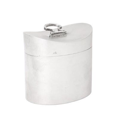 Lot 2121 - A George V Silver Tea-Caddy