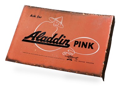 Lot 578 - A Double-Sided Enamel Advertising Sign: ASK...