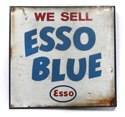 Lot 575 - A Double-Sided Enamel Advertising Sign: WE...