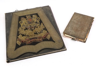 Lot 74 - A Victorian Royal Artillery Sabretache, with...