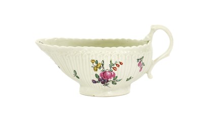 Lot 58 - A Christians Liverpool Porcelain Sauceboat,...