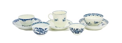 Lot 49 - A Worcester Porcelain Fluted Coffee Cup and...