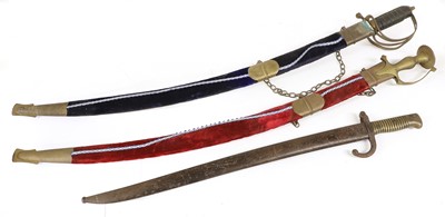 Lot 164 - A French Model 1866 Chassepot Yataghan Sword...