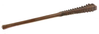 Lot 181 - A 19th Century Samoan Talavalu Saw-Tooth War...