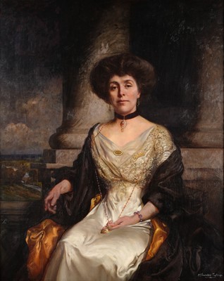 Lot 1164 - Albert Chevalier Tayler (1862-1925) Portrait...