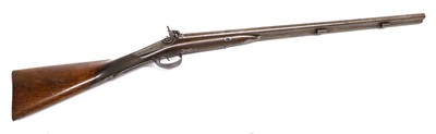 Lot 219 - A 19th Century Side by Side Double Barrel...