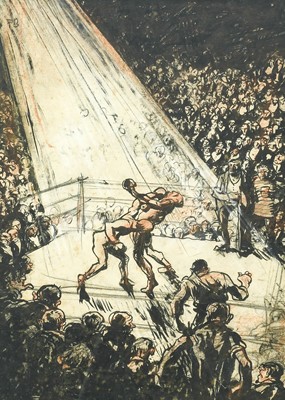 Lot 1049 - Frank Brangwyn RA, RWS, RBA (1867-1956) Boxing...